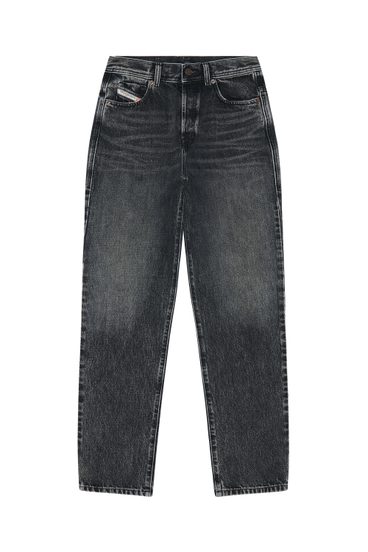 Diesel - 1956 007C4 Straight Jeans, Negro/Gris oscuro - Image 6