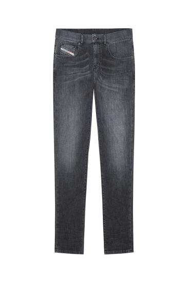 Diesel - D-Strukt JoggJeans® 09D52 Slim, Black/Dark grey - Image 6