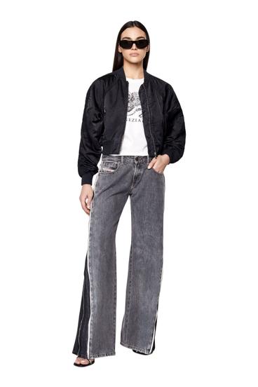 Diesel - 2002 09D18 Straight Jeans, Negro/Gris oscuro - Image 5