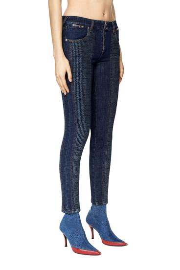 Diesel - D-Vision 09D22 Skinny Jeans, Azul Oscuro - Image 4