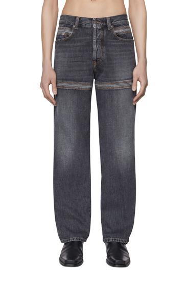 Diesel - D-Mand 09D15 Straight Jeans, Negro/Gris oscuro - Image 1