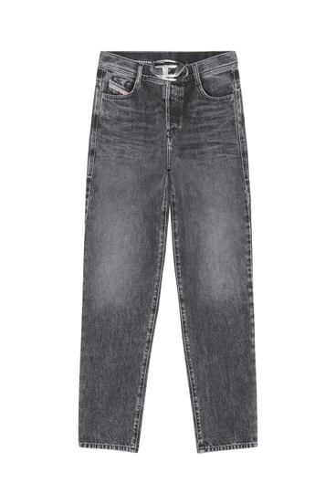 Diesel - 1956 007A8 Straight Jeans, Negro/Gris oscuro - Image 6
