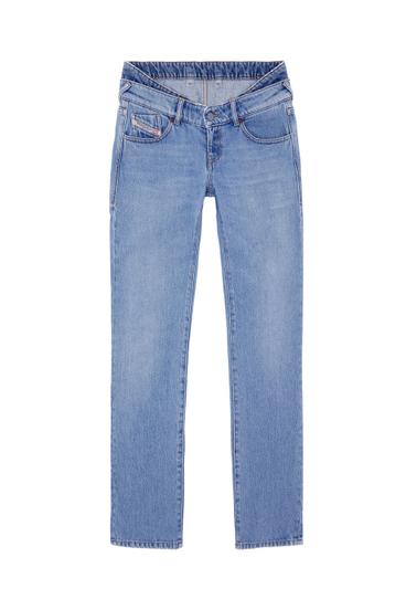 Diesel - D-Sel 09D27 Straight Jeans, Blu medio - Image 1