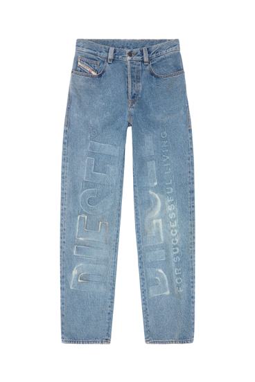Diesel - 2010 007B9 Straight Jeans, Bleu Clair - Image 6