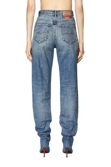 Diesel - 1956 007A7 Straight Jeans, Azul medio - Image 4