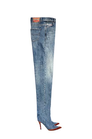 Diesel - 1956 007A7 Straight Jeans, Azul medio - Image 6