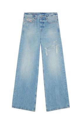 Diesel - D-Rise 09E25 Straight Jeans, Bleu Clair - Image 6