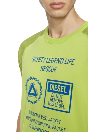 Diesel - T-DIEGLAN, Green Fluo - Image 4