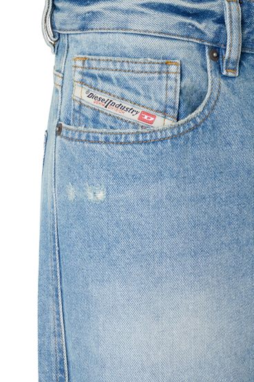 Diesel - D-Sire 09E25 Straight Jeans, Blu Chiaro - Image 5