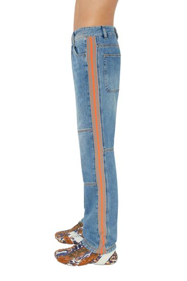 Diesel - D-Arbus 0EIAW Straight Jeans, Blu medio - Image 4