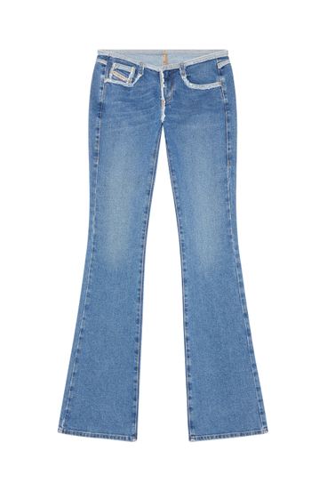 Diesel - 1969 D-EBBEY 09E19 Bootcut and Flare Jeans, Blu medio - Image 3