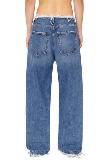 Diesel - D-Sire 007I2 Straight Jeans, Azul Oscuro - Image 4