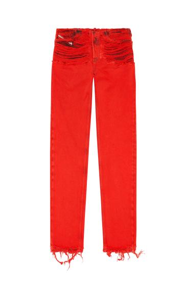 Diesel - D-Ark 007P1 Straight Jeans, Rosso - Image 6