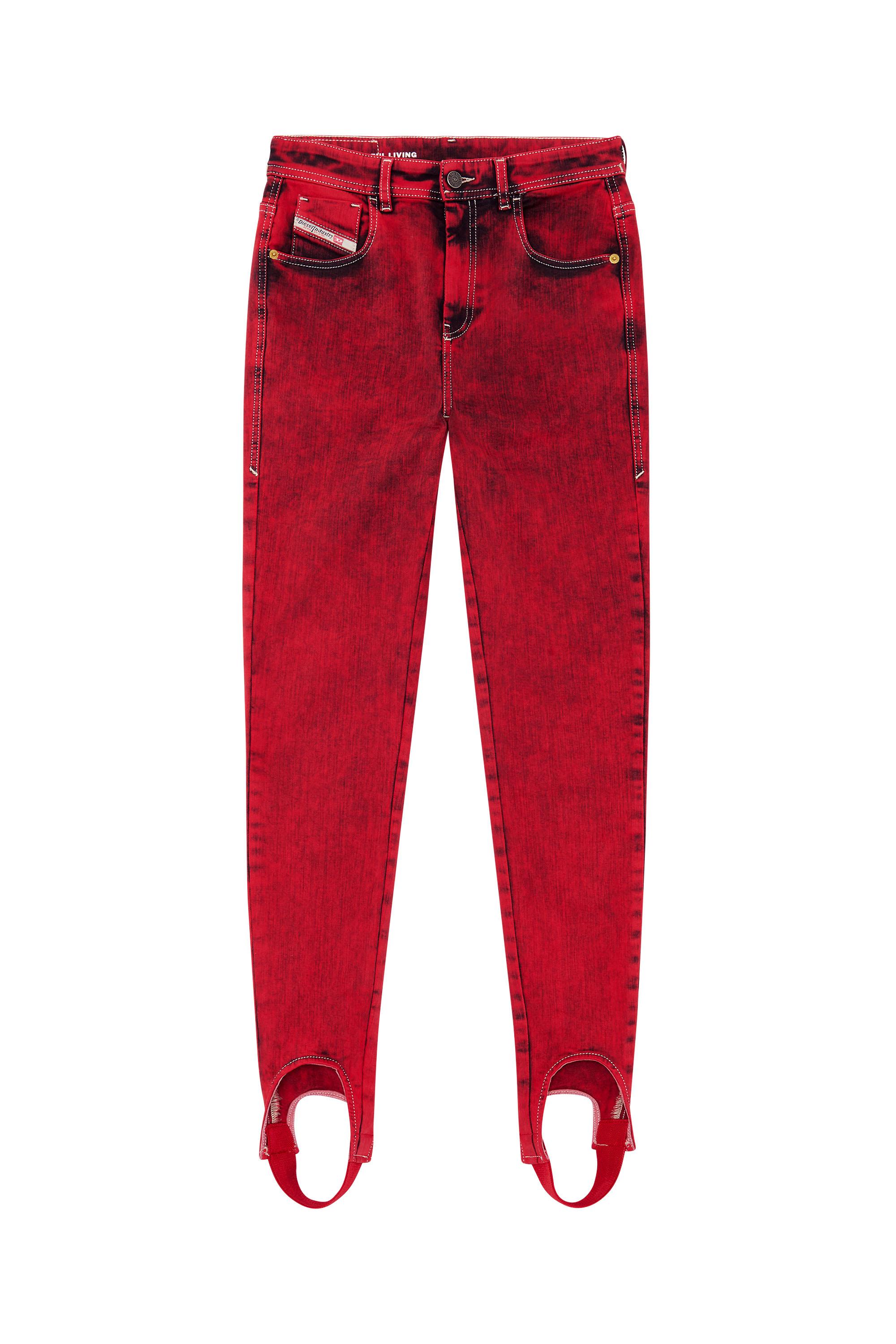 Diesel - SLANDY JoggJeans® 09D36 Super skinny Jeans, Red - Image 2