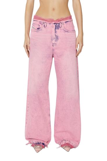 Diesel - D-Sire 09F93 Straight Jeans, Rosa - Image 1