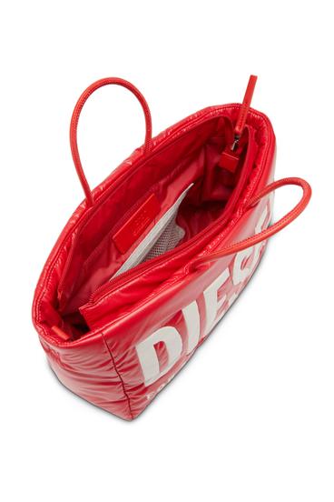 Diesel - PUFF DSL TOTE M X, Rosso - Image 4